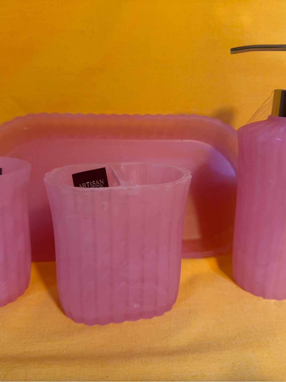 Artisan Pink 4-pc. Home Bathroom Set
